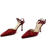 Embroidered Pumps