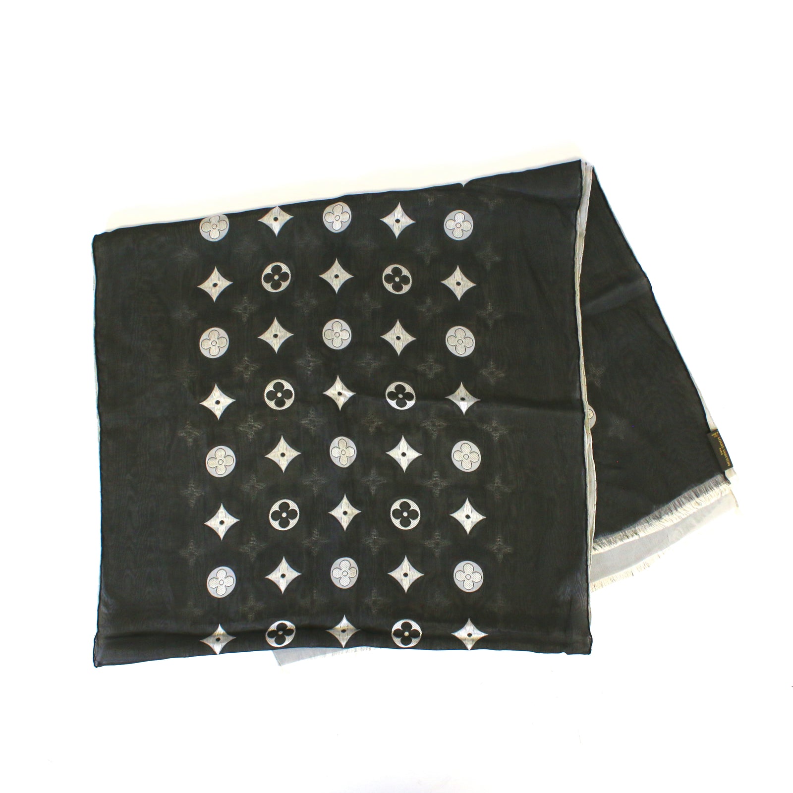 Silk Blend Monogram St Petersbourg Stole