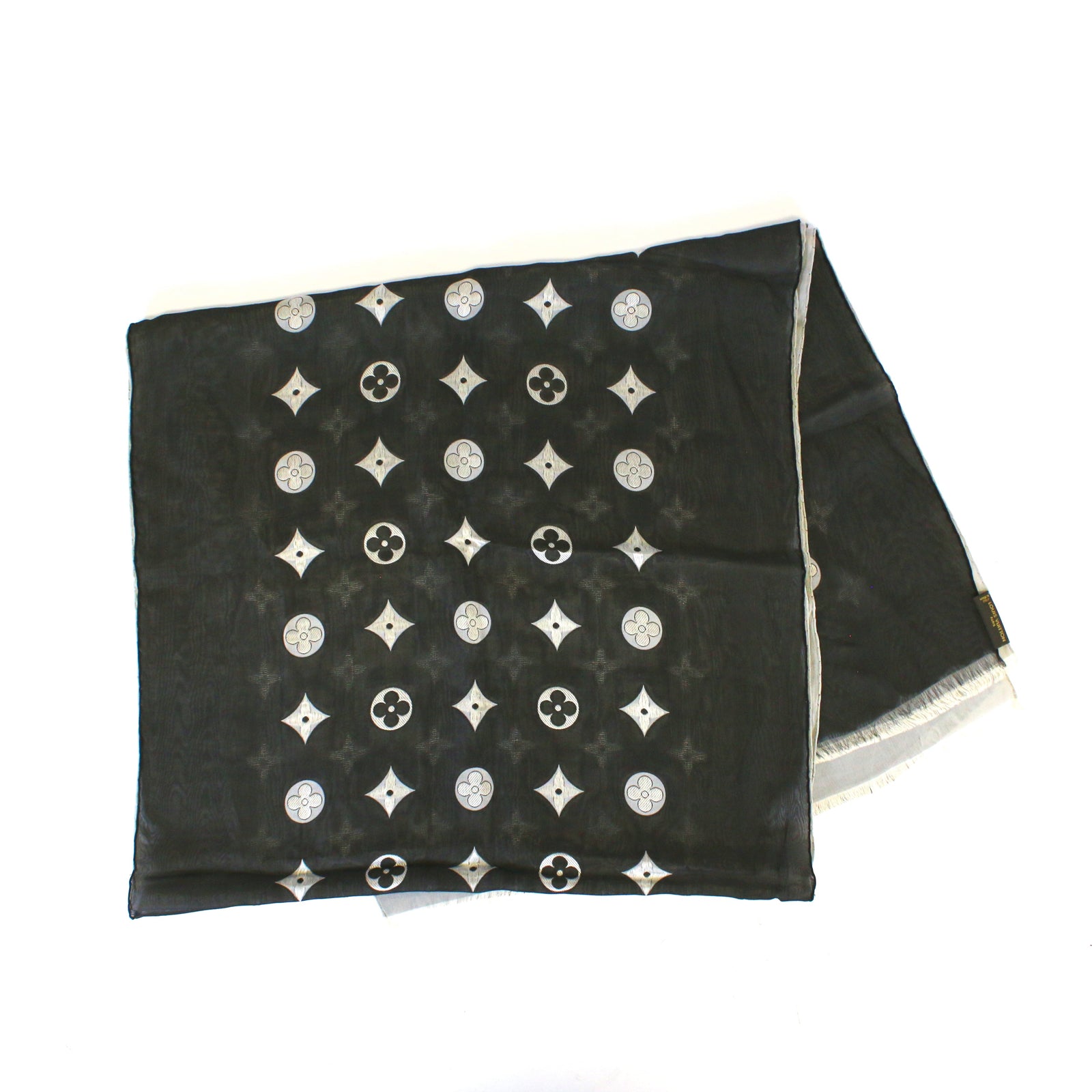 Silk Blend Monogram St Petersbourg Scarf