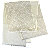 Unisex Grey Wool/Silk Scarf