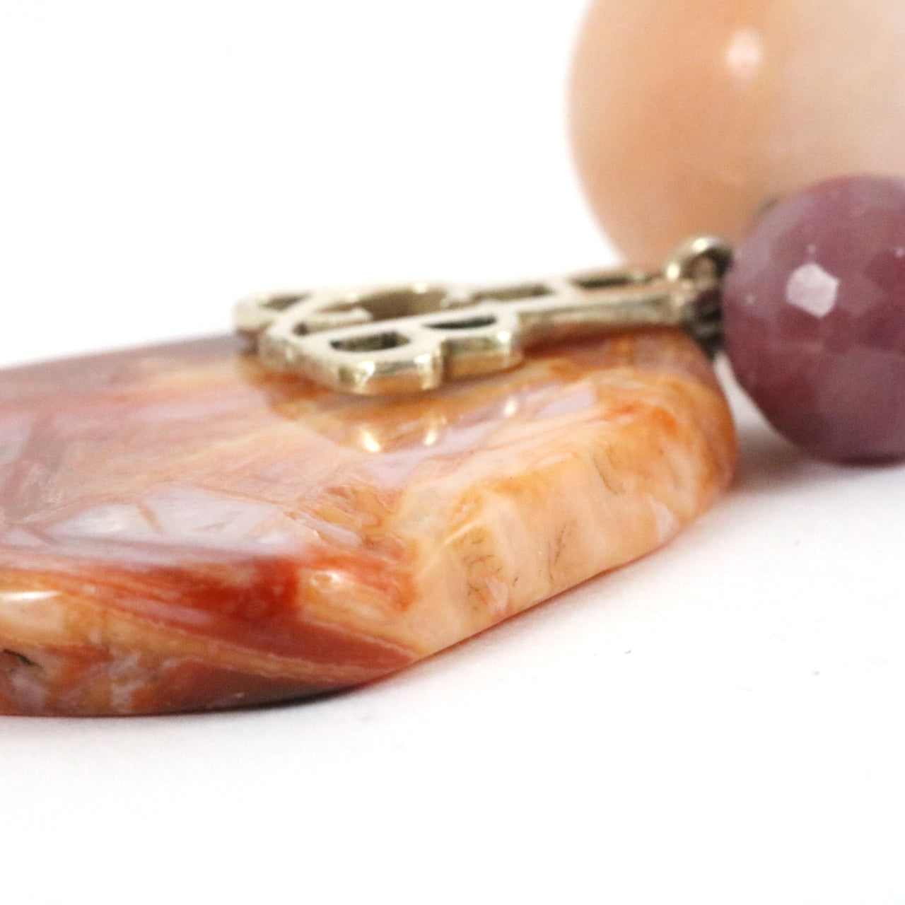 Vibrant Natural Stone Pendant