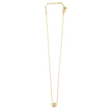 Pave Ball Pendant Necklace