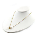 Pave Ball Pendant Necklace
