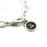 Black and Gold Needle Quarts Necklace