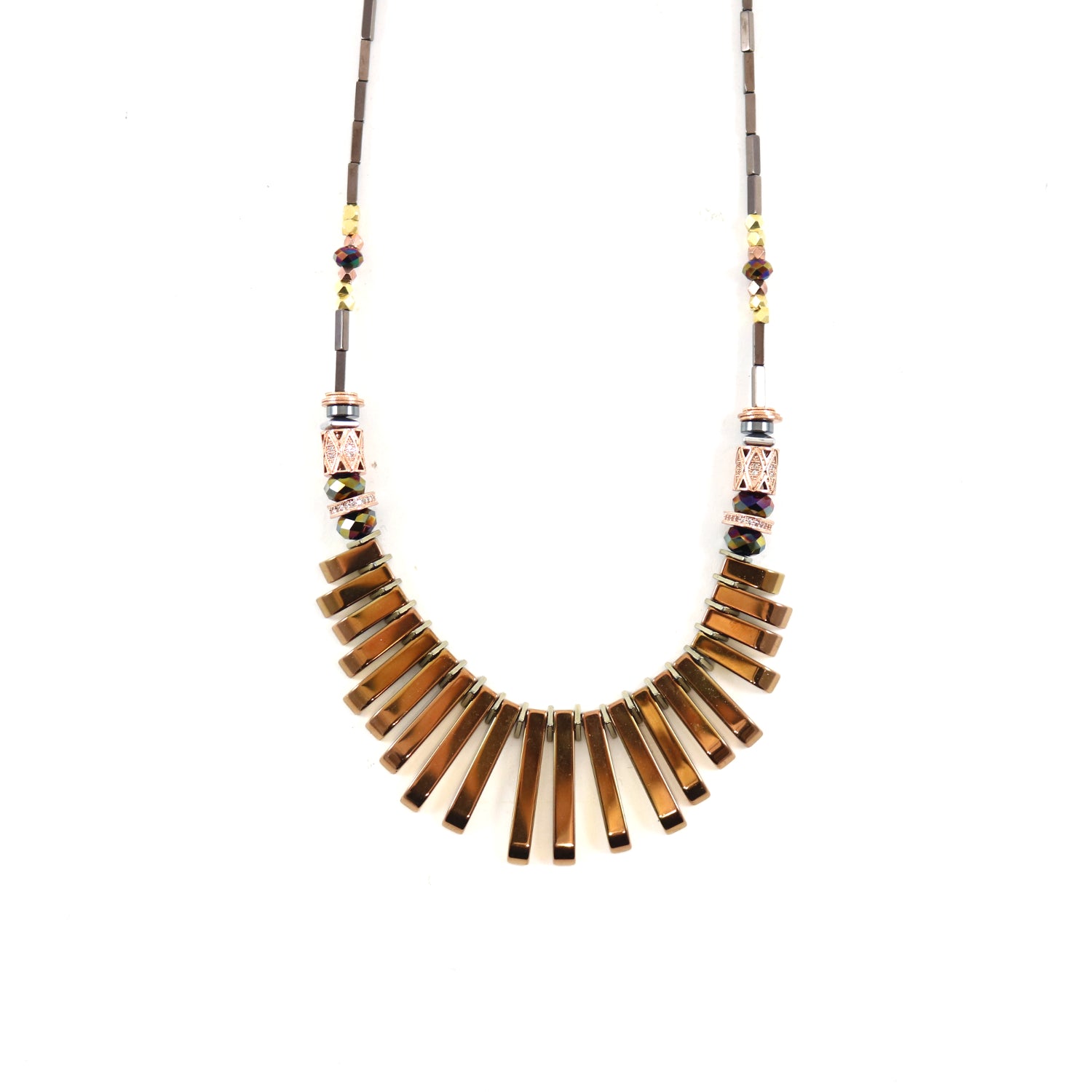 Rose Gold Statement Necklace