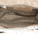 Embossed Suede Crossbody