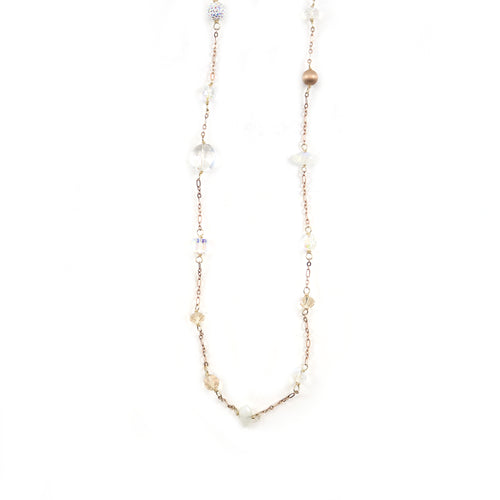 Rose Gold Lariat Necklace