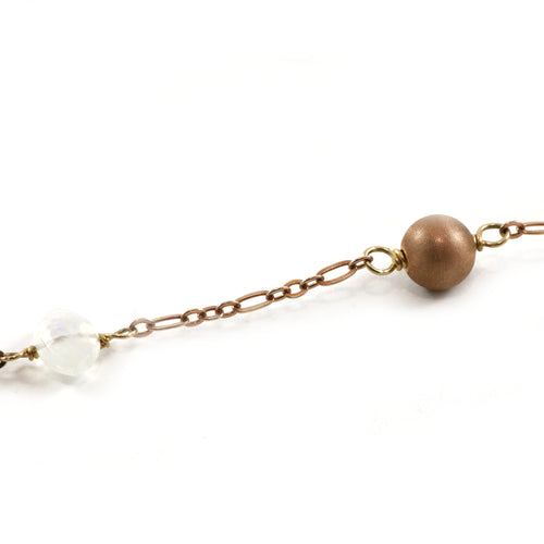 Rose Gold Lariat Necklace