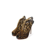 Slingback Laser Cut Ponyhair Pumps