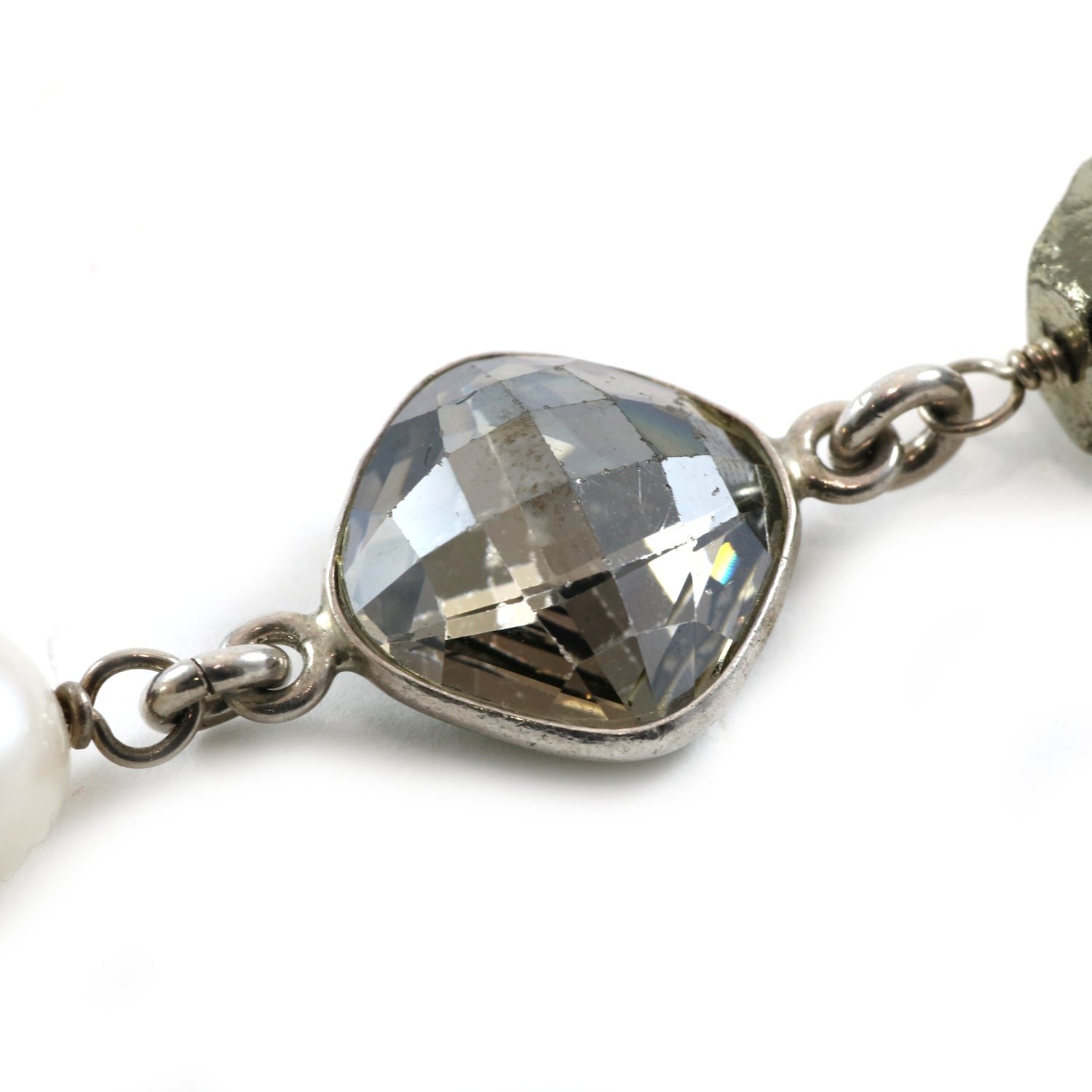 Pearl Lariat Necklace & Bracelet Set
