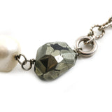 Pearl Lariat Necklace & Bracelet Set