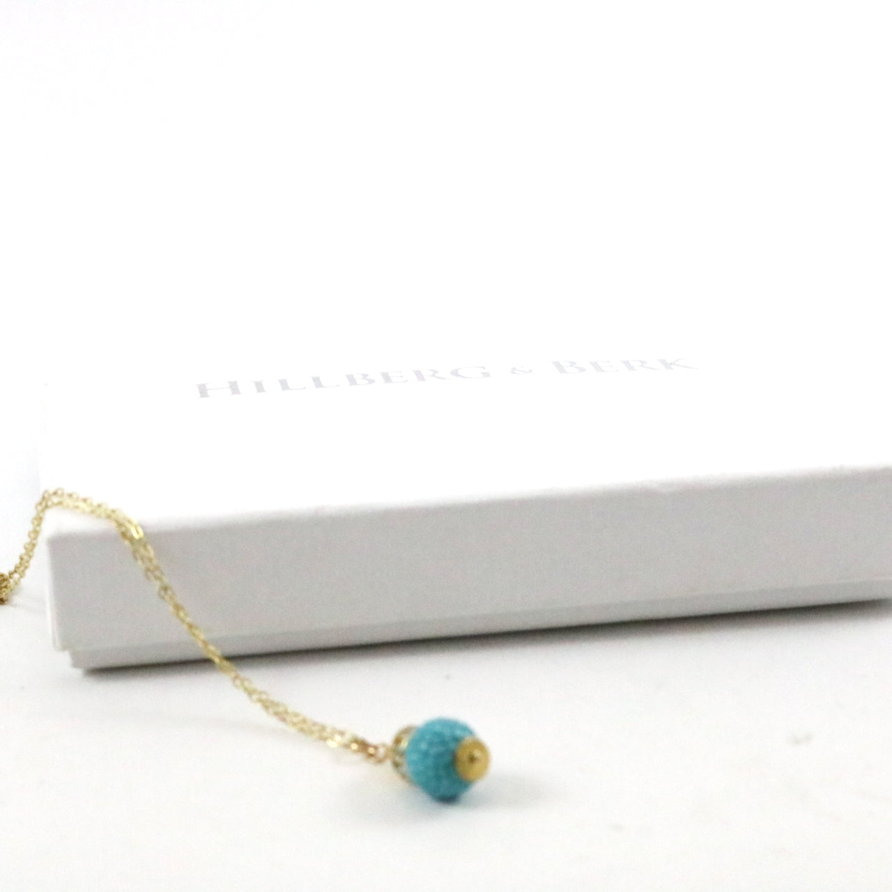 Powder Blue Lariat Necklace