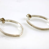 Hammered Hoop Earrings