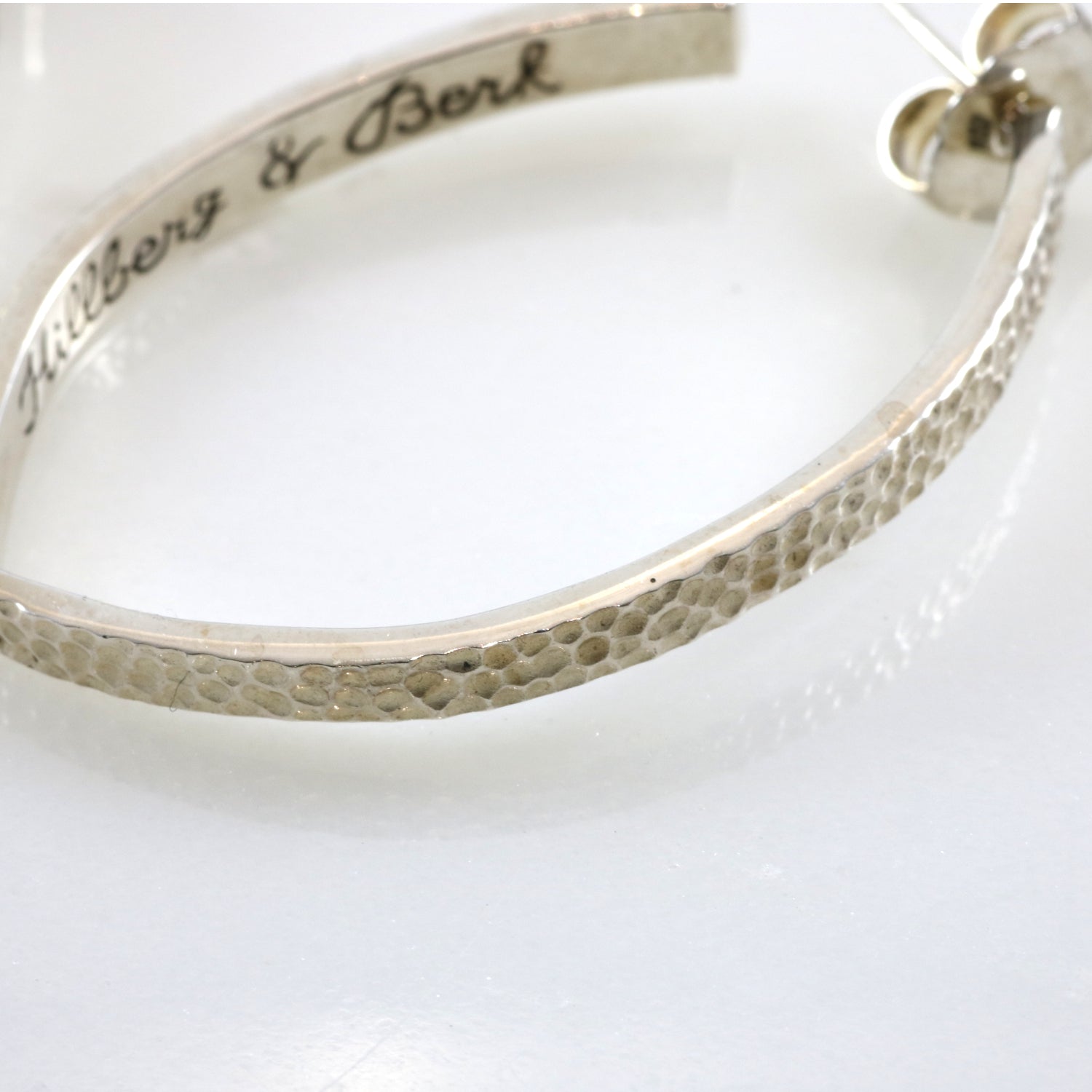 Hammered Hoop Earrings