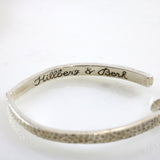 Hammered Hoop Earrings