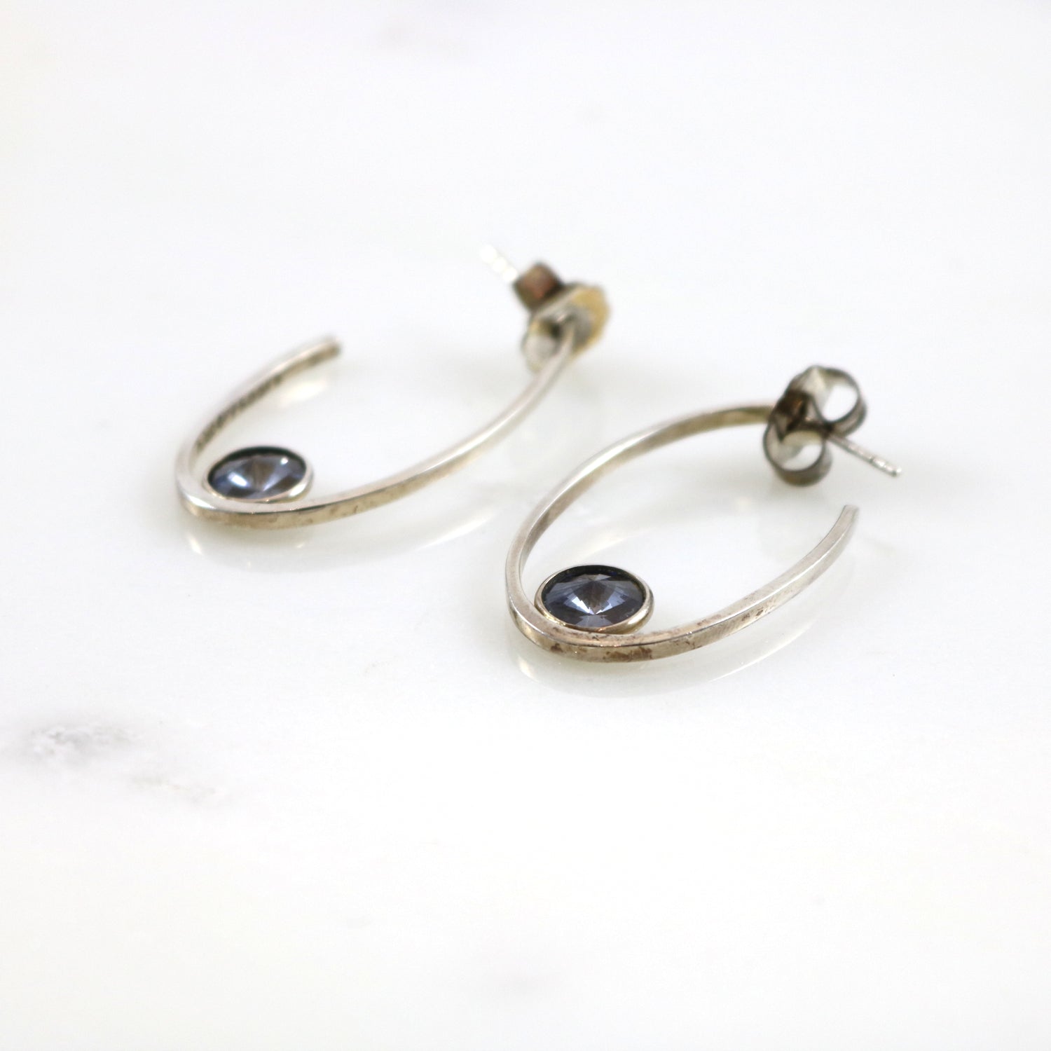 Hoops with Crystal Earrings