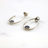 Hoops with Crystal Earrings