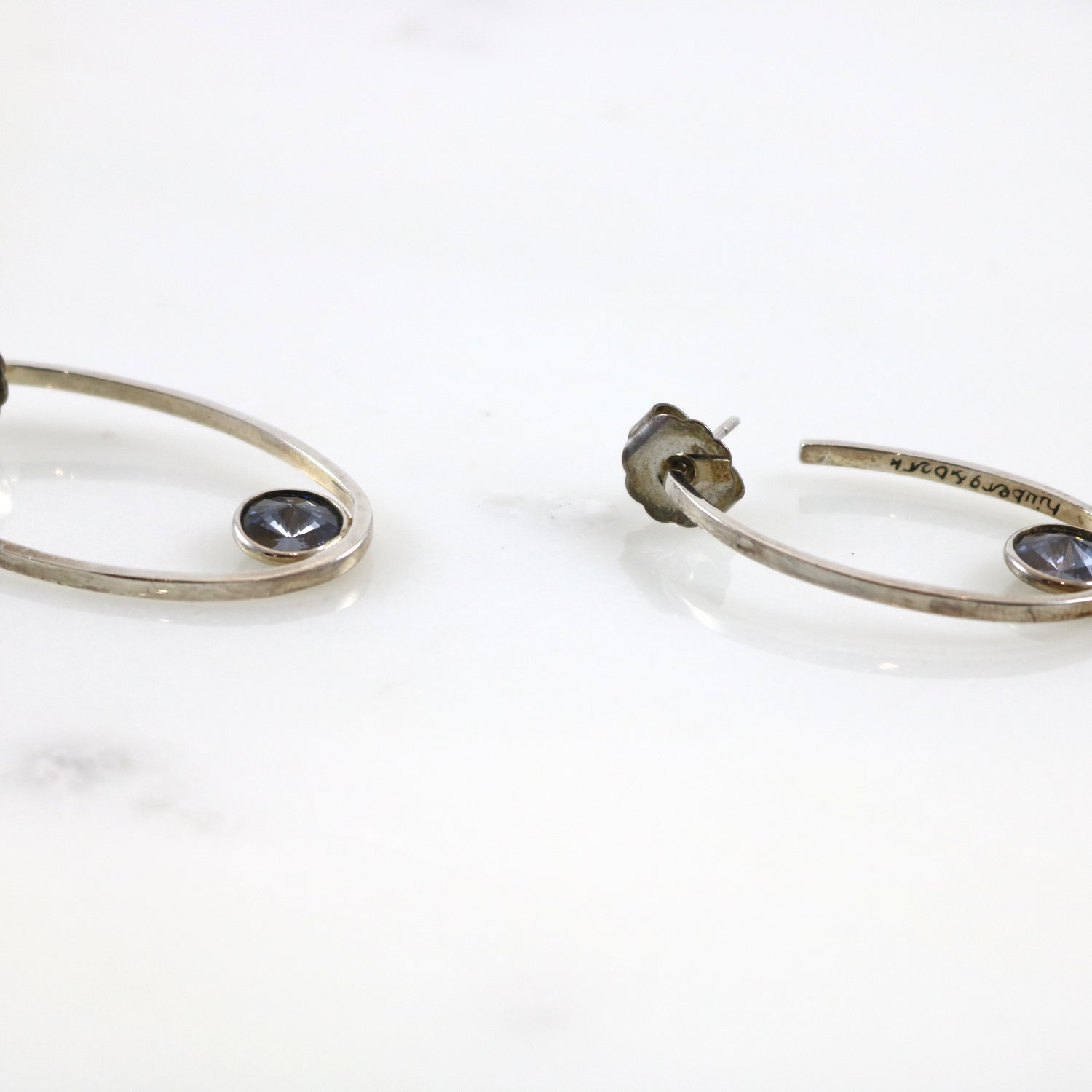 Hoops with Crystal Earrings