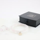 Quartz Bracelet & Earrings Set