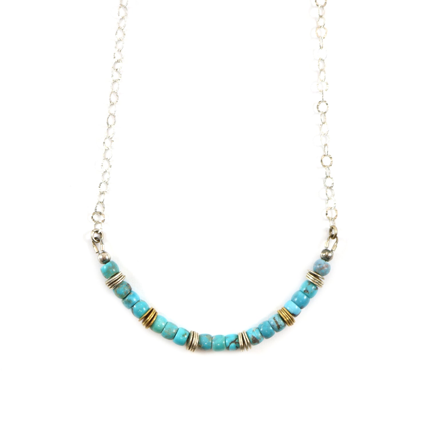 Round Turquoise Necklace