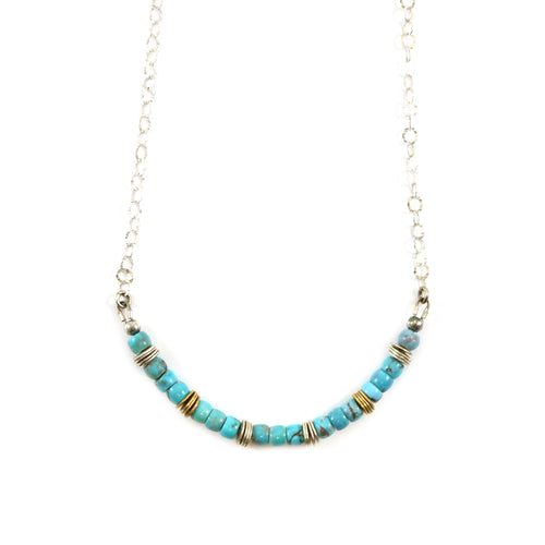 Round Turquoise Necklace