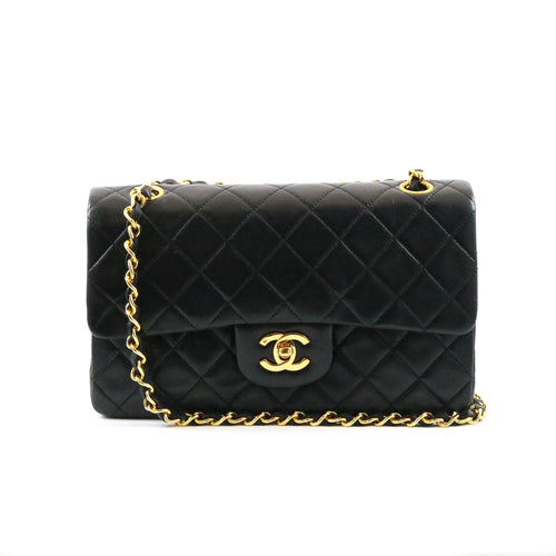 Lambskin Quilted Small Double Flap