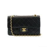 Lambskin Quilted Small Double Flap