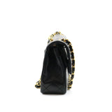 Lambskin Quilted Small Double Flap