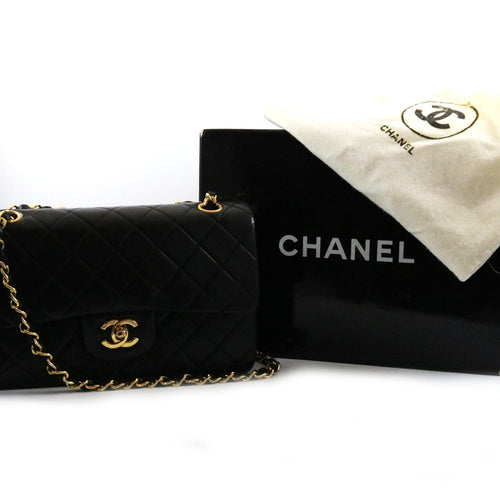 Lambskin Quilted Small Double Flap
