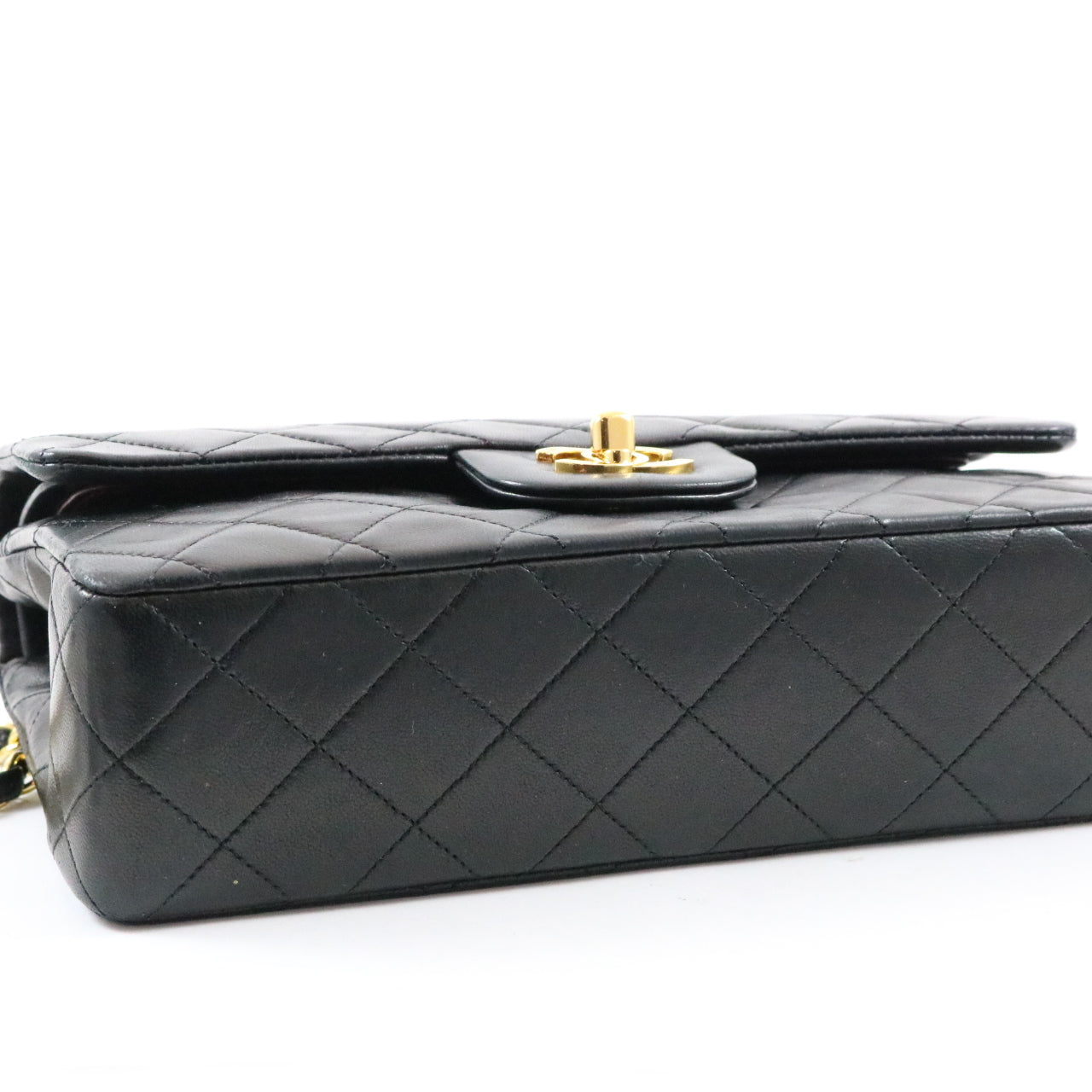 Lambskin Quilted Small Double Flap