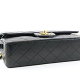Lambskin Quilted Small Double Flap