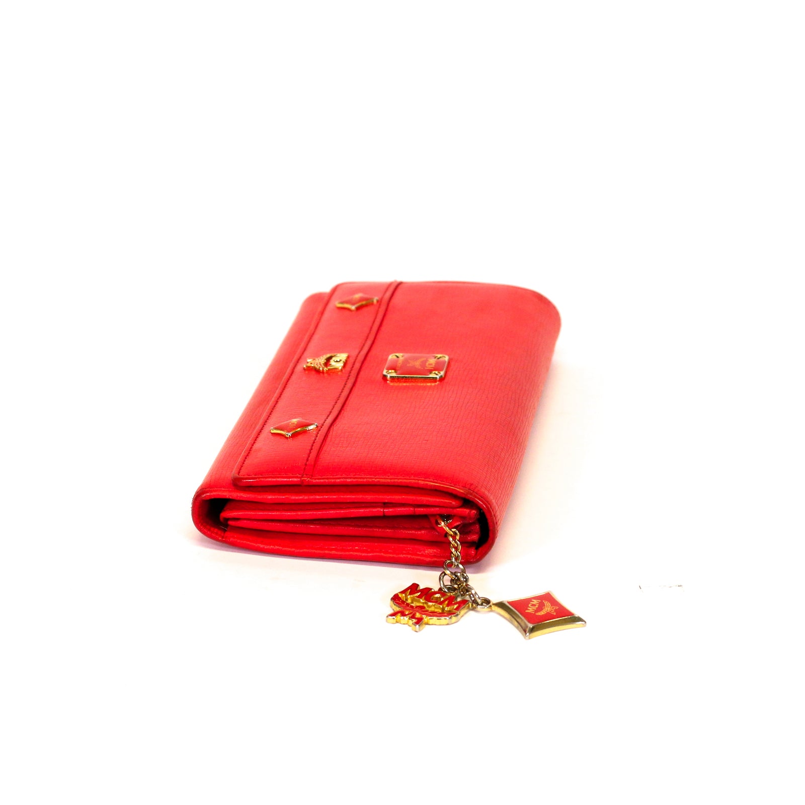 Saffiano Embossed Flap Wallet