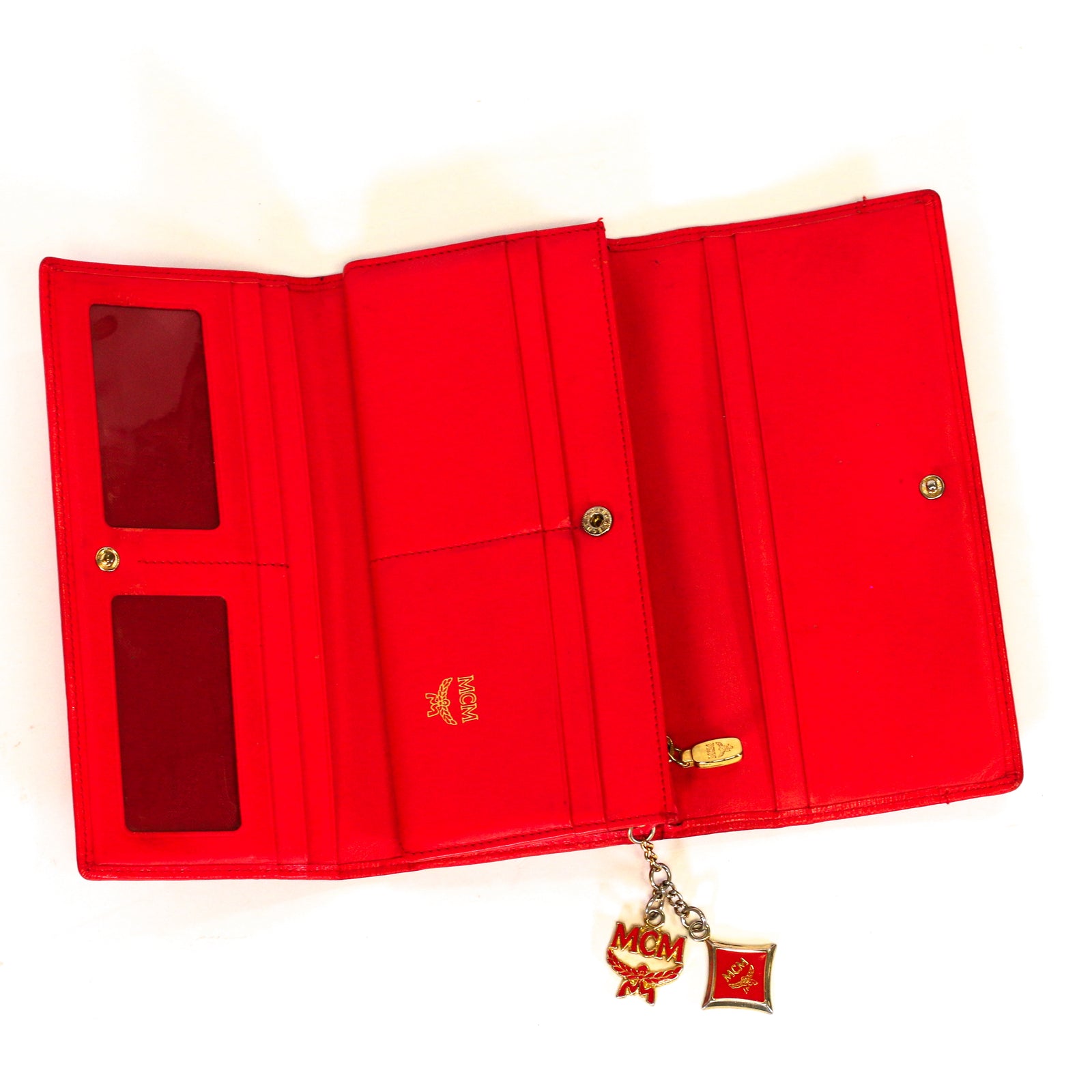 Saffiano Embossed Flap Wallet