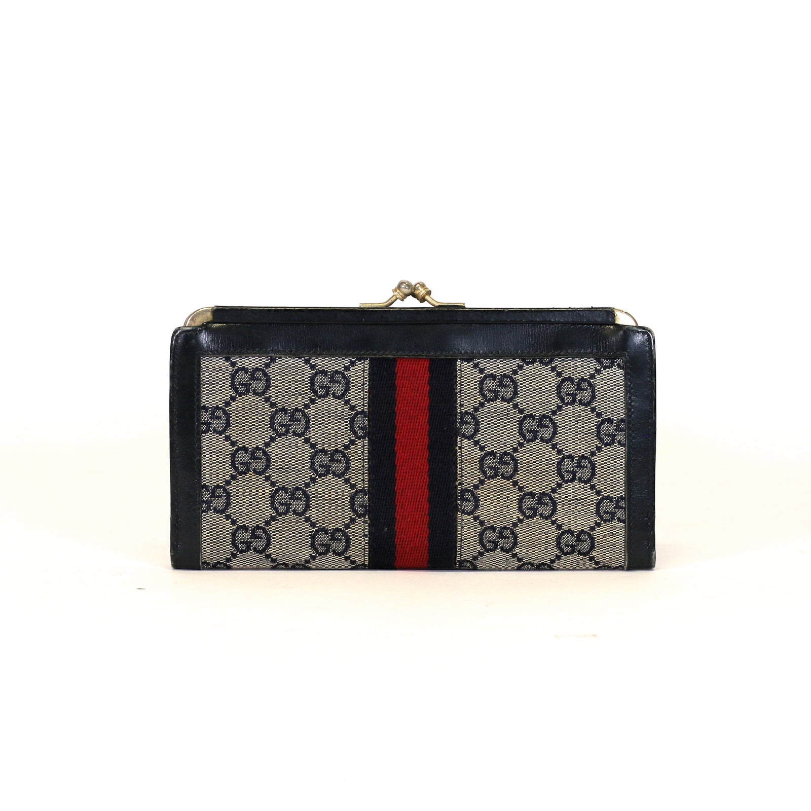 Vintage GG Canvas Long Wallet