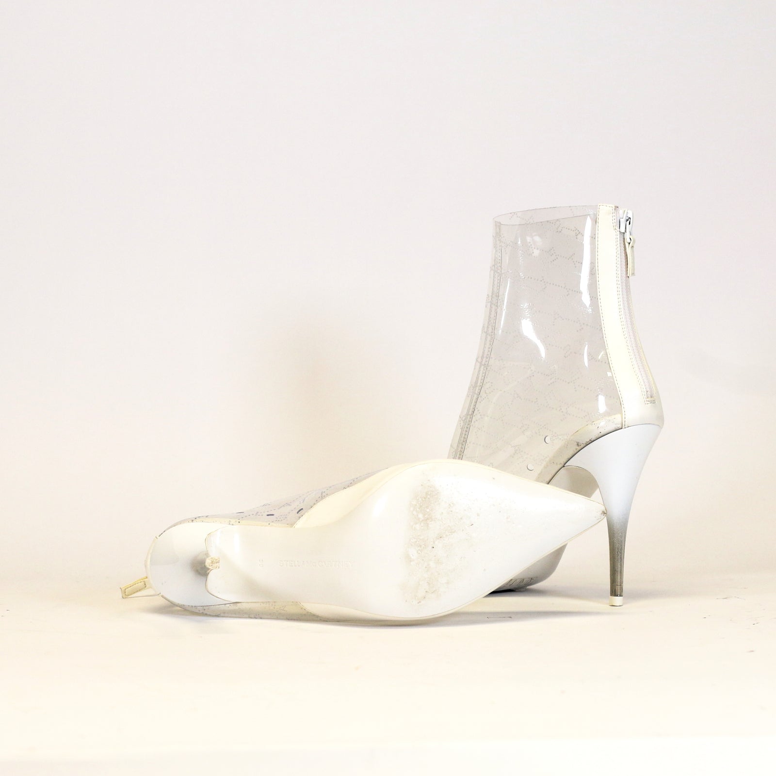 Transparent PVC Ankle Boots