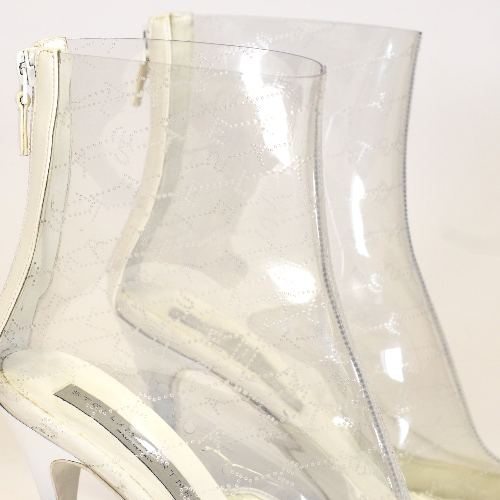 Transparent PVC Ankle Boots