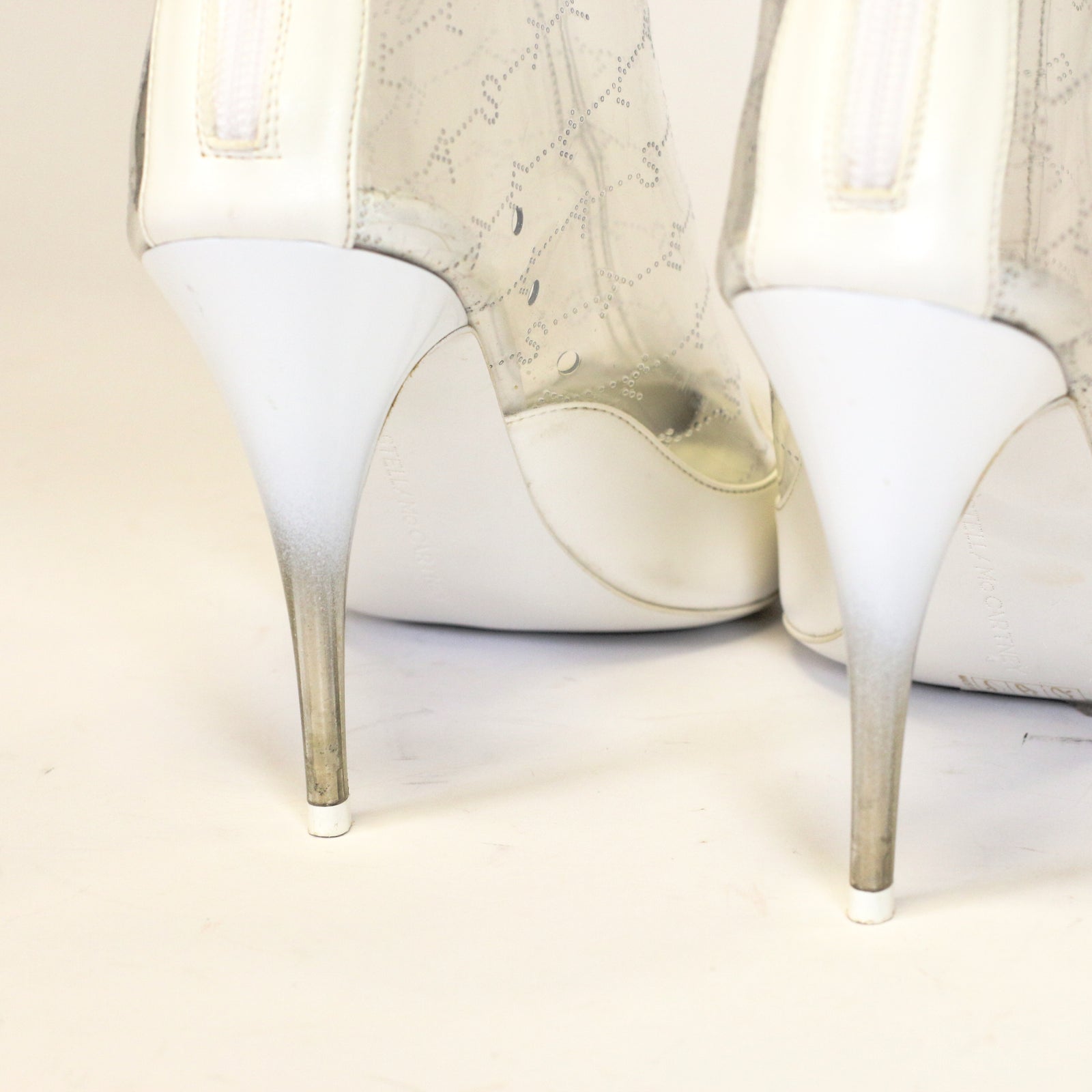 Transparent PVC Ankle Boots