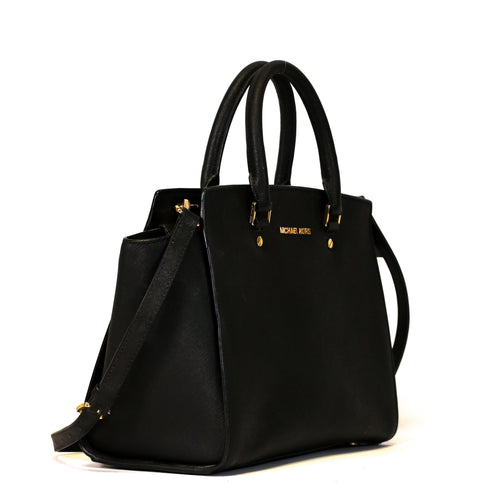 Large Black Satchel