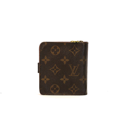 Monogram Compact Zippe Zipped Wallet