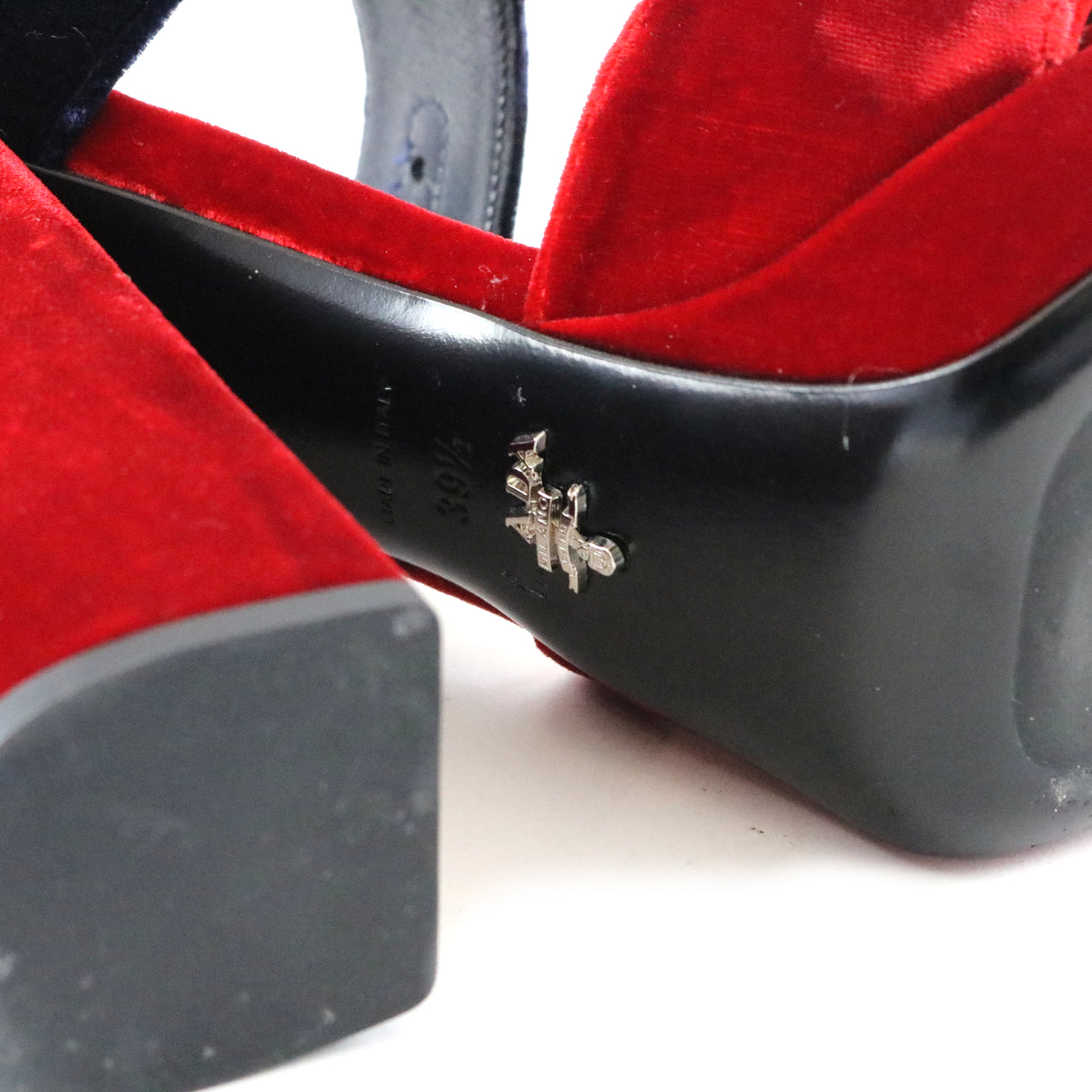 Velvet Platform Sandals