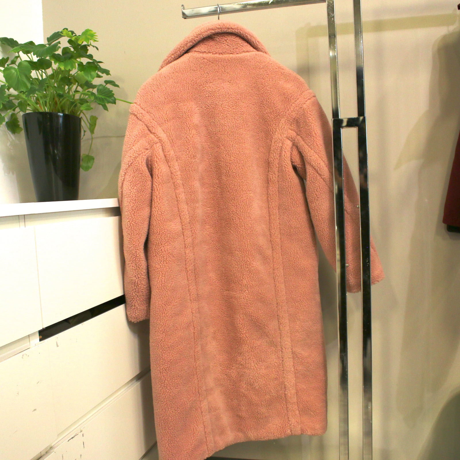 Pink Wool Coat