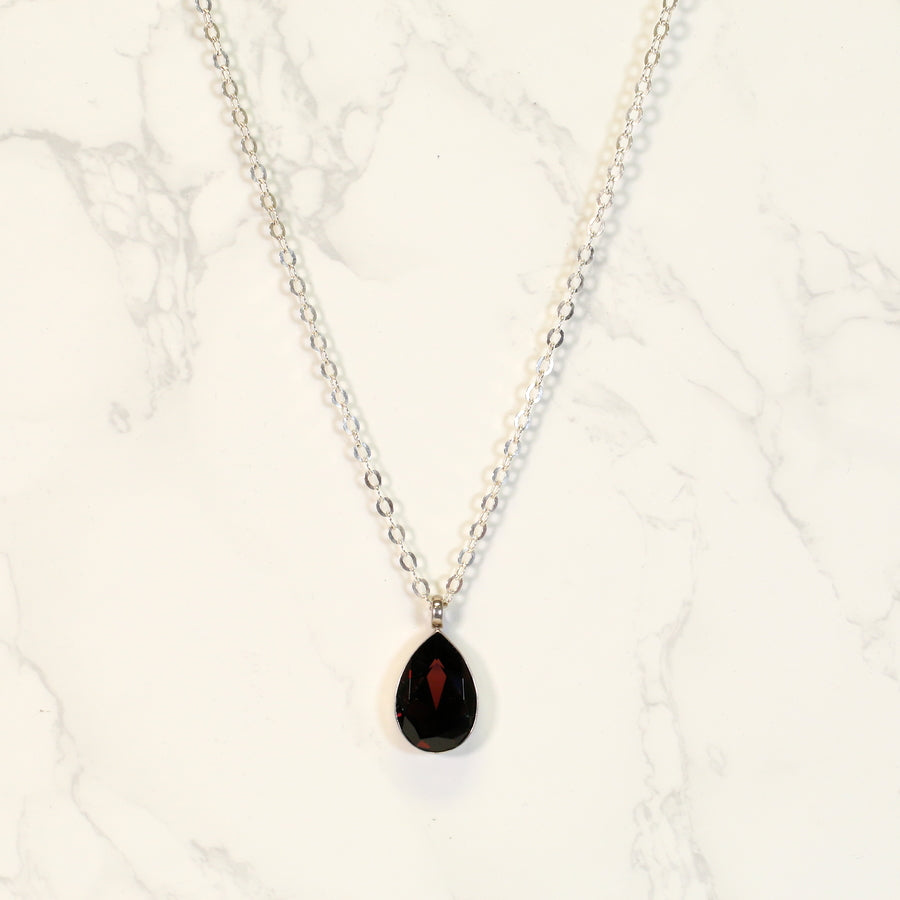 Red/Maroon Long Necklace