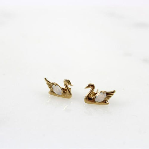 Swan Earrings