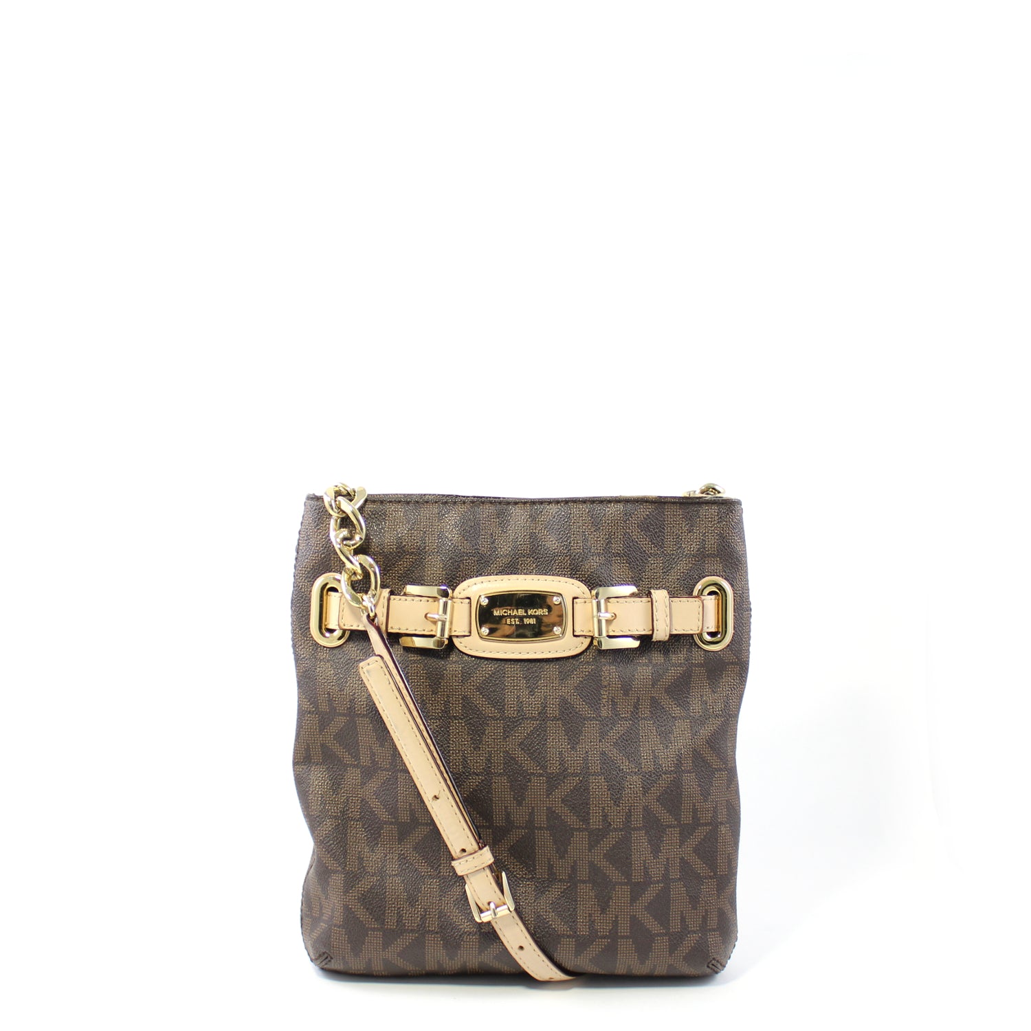 Signature Flat Crossbody