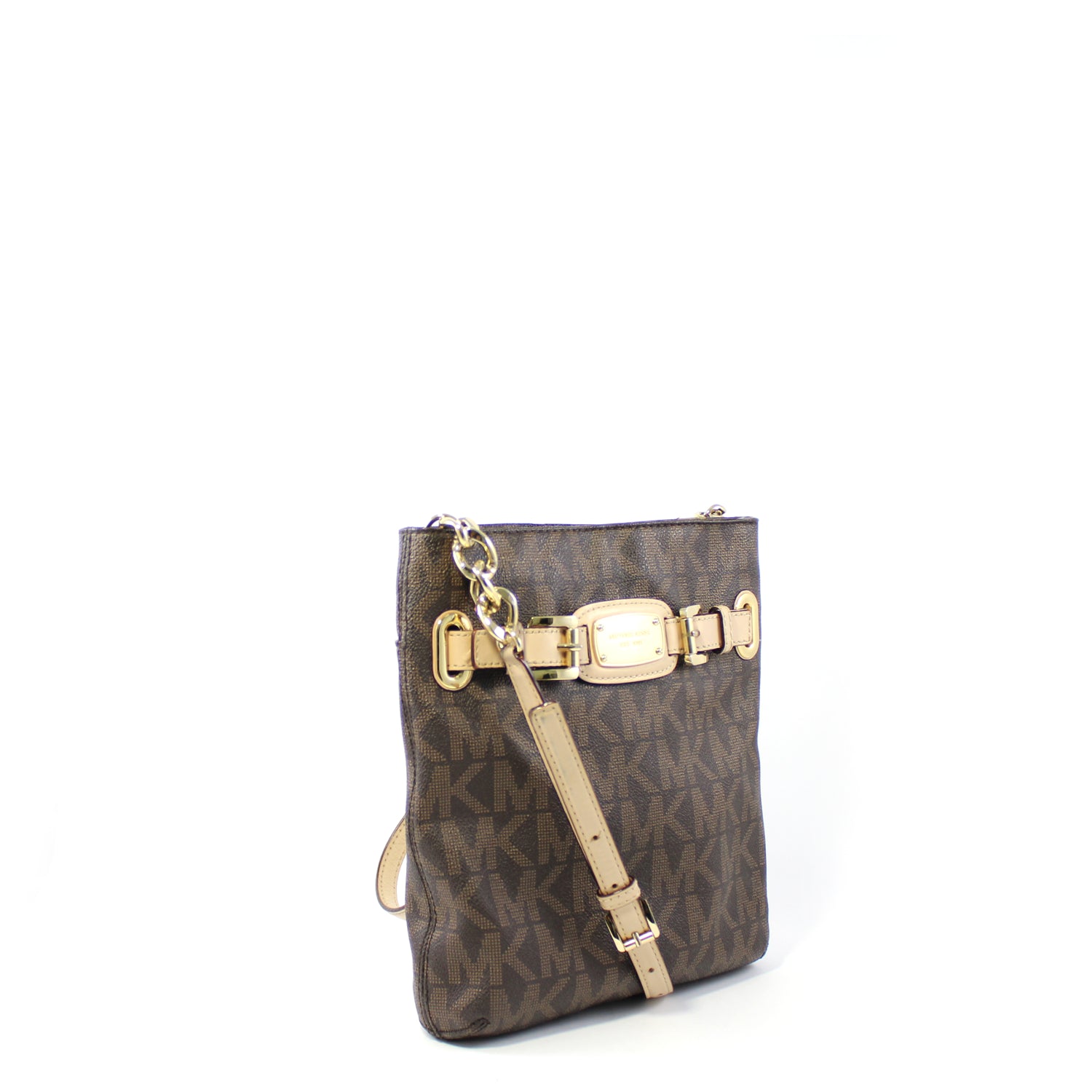 Signature Flat Crossbody