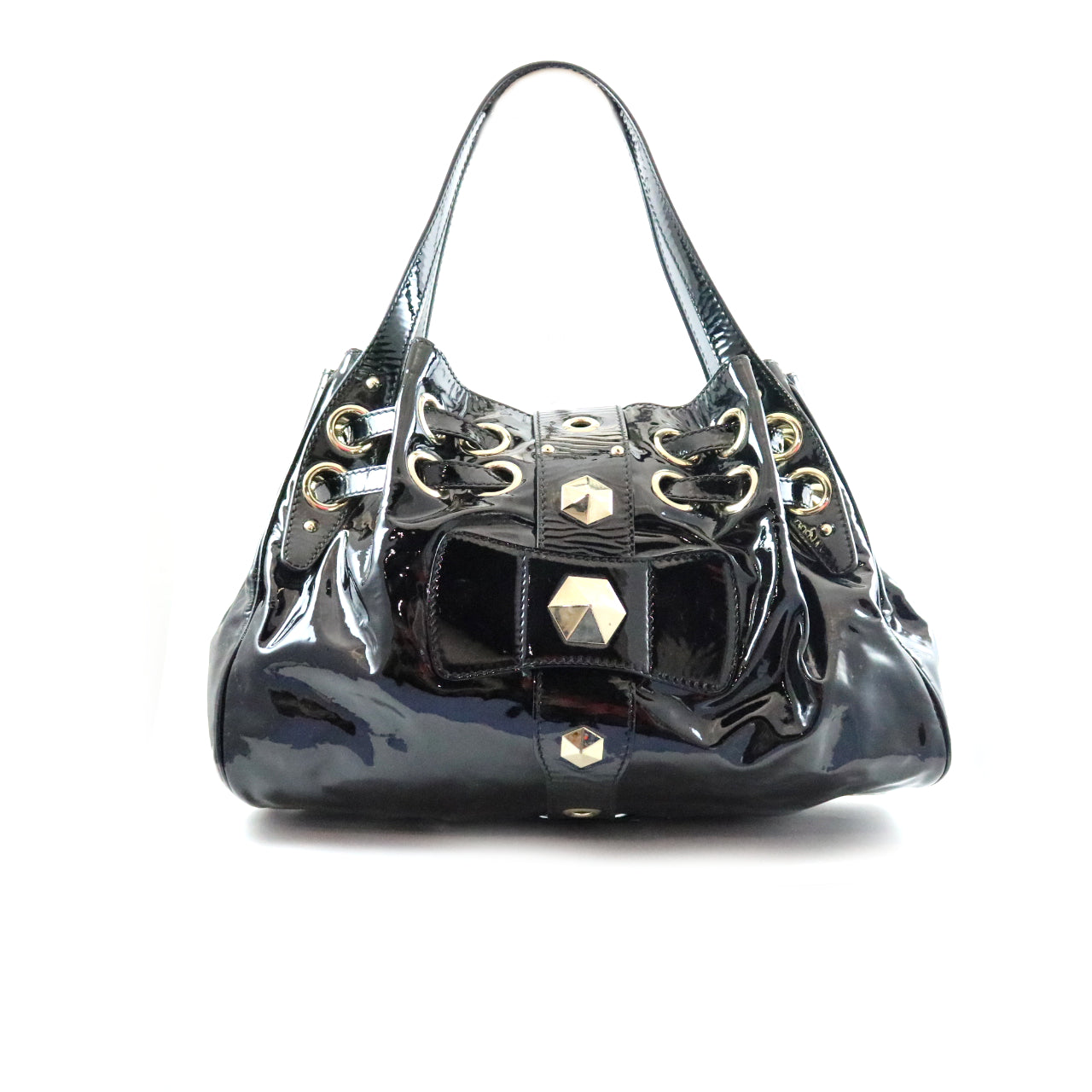 Black Patent Tote