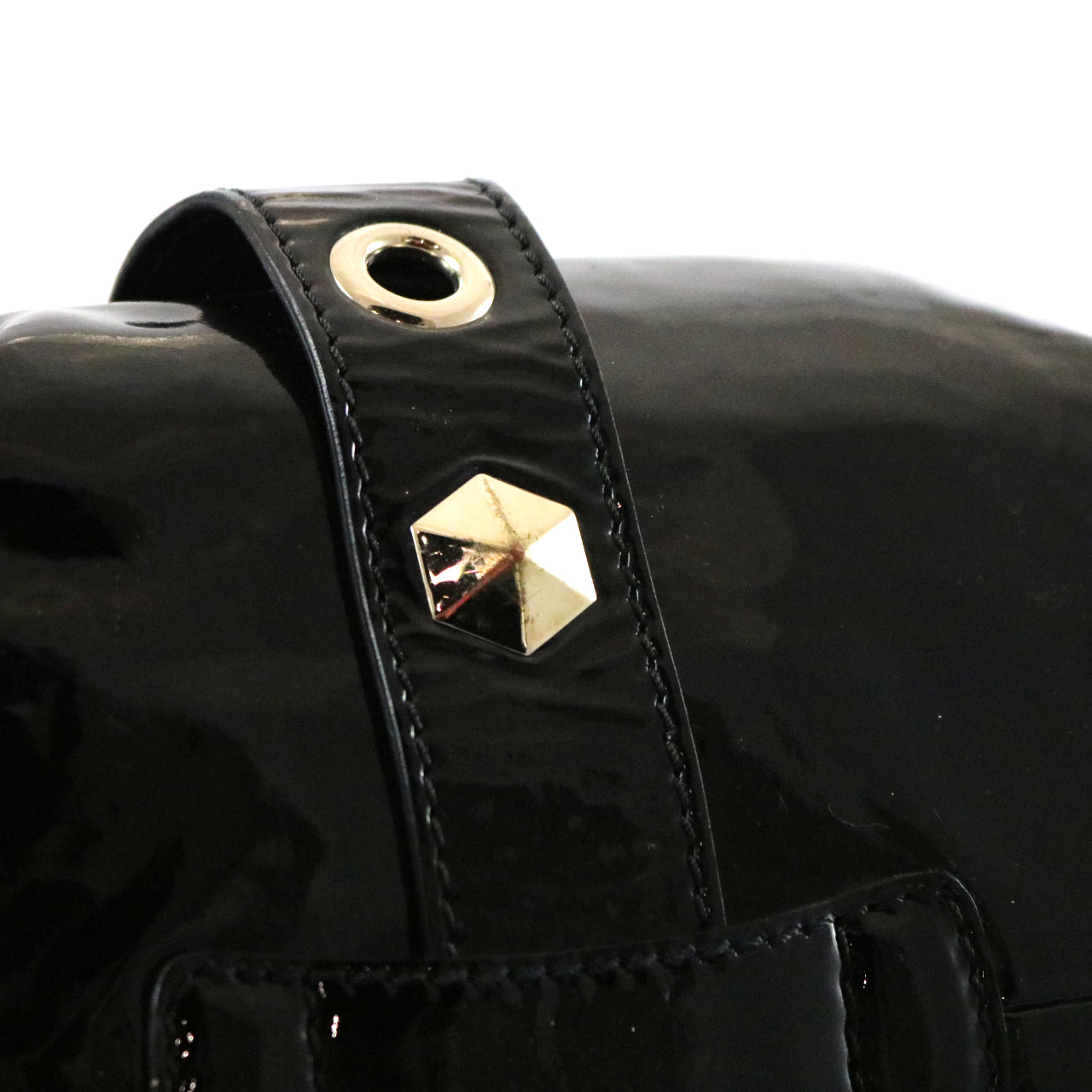 Black Patent Tote