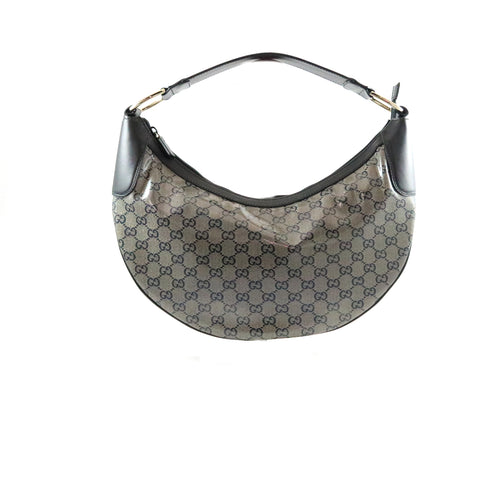 Half-Moon Hobo Crystal Monogram