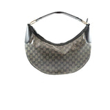 Half-Moon Hobo Crystal Monogram