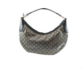 Half-Moon Hobo Crystal Monogram